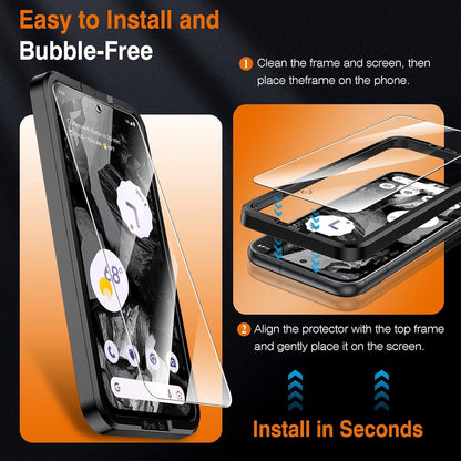 Panzer Schutzfolie + Kamera Schutz Google Pixel 8a Set 2+2 HD Transparent