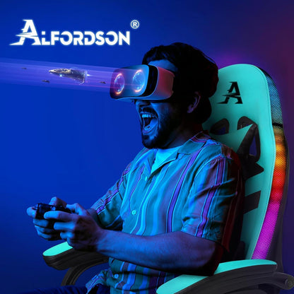Gaming Stuhl RGB LED Massage Gaming Chair mit