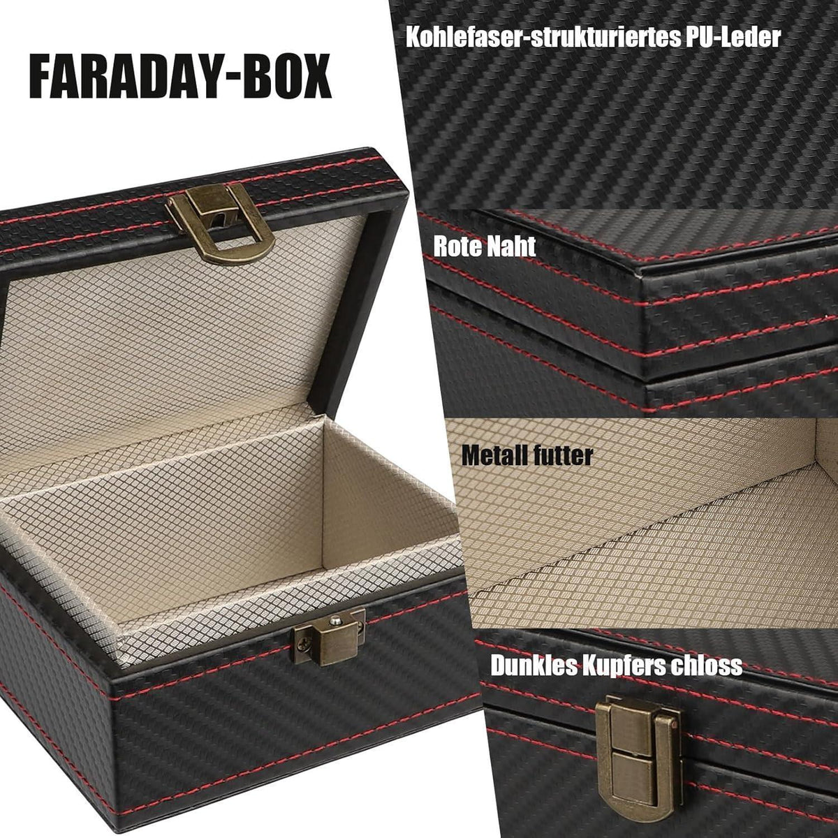 Autoschlüssel Faraday Box – Anti-Diebstahl Schutzbox für Schlüssel
