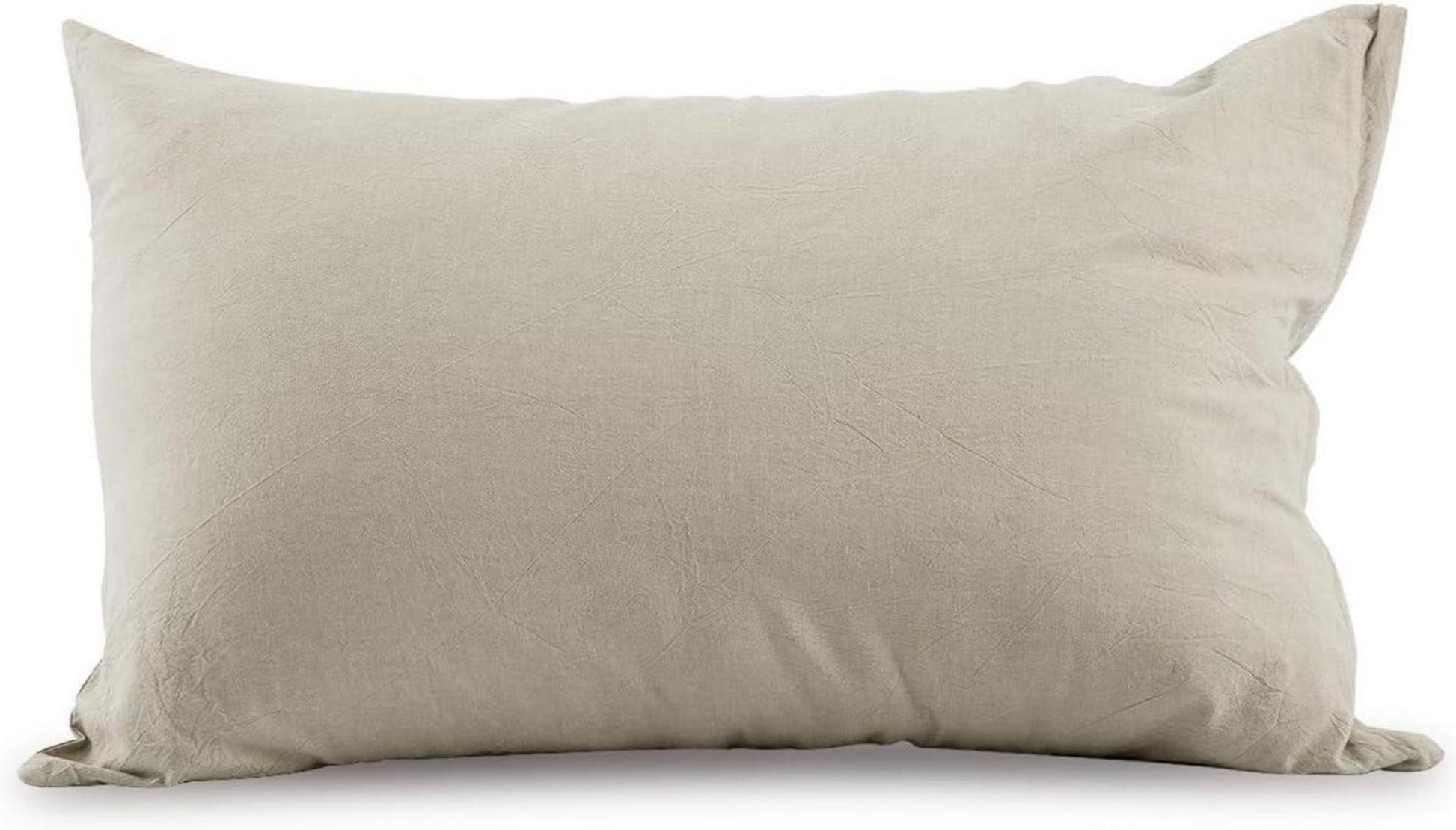2er Set Kissenbezug 40x70 cm Premium Baumwolle Reißverschluss OEKO-TEX