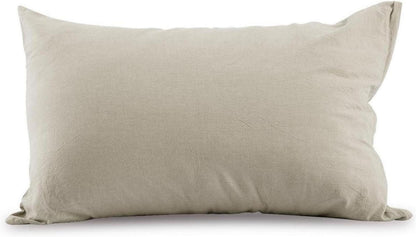 2er Set Kissenbezug 40x70 cm Premium Baumwolle Reißverschluss OEKO-TEX