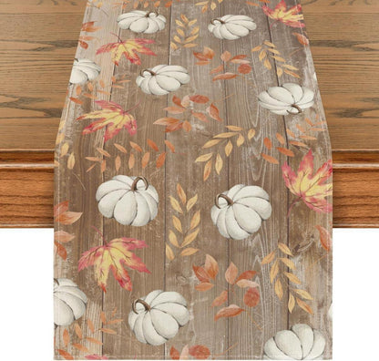 Herbst Tischläufer Orange Kürbisse 40x140 cm