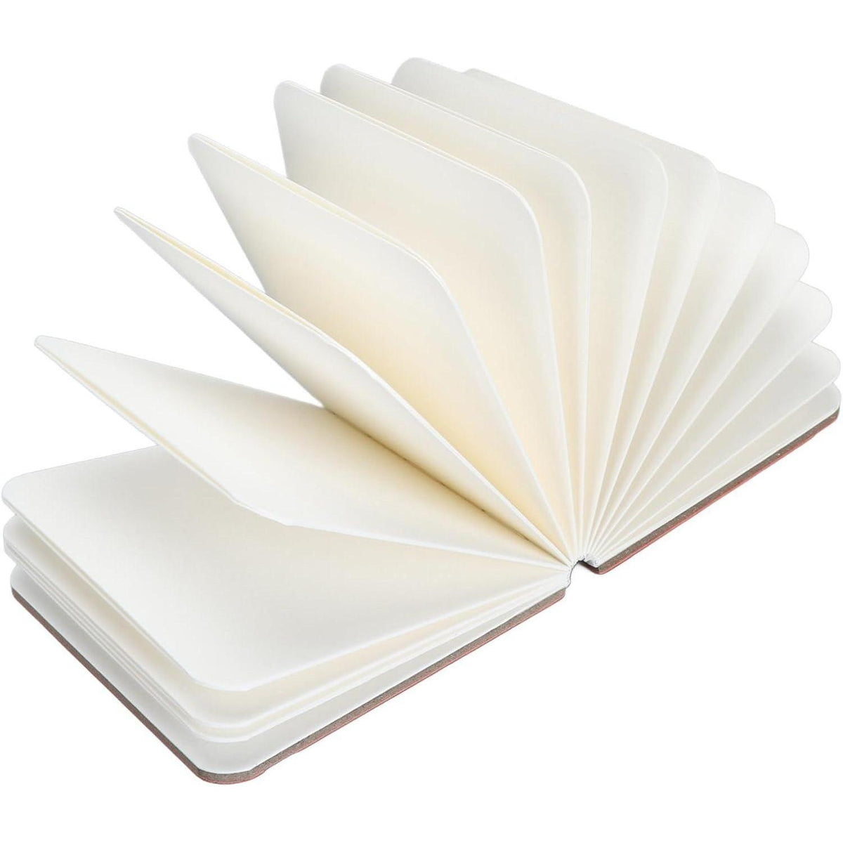 Aquarell Skizzenbuch 10x10cm – Tragbares Notizbuch für Künstler (Orange)