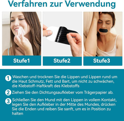 Anti Schnarch Mundpflaster 50 Stück Schlaf Tape Schnarchstopper