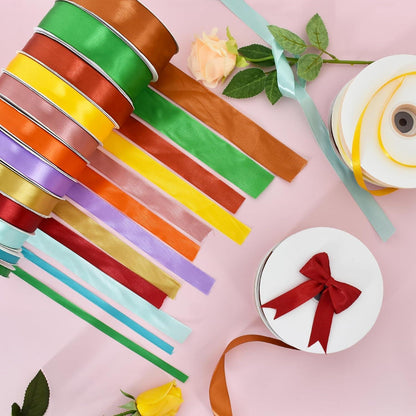 Satinband türkis, 2,2 cm x 91 m – Vielseitiges Dekorationsband