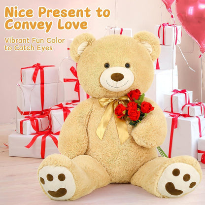 Riesiger Kuschelteddybär 120cm - Weiches Plüschtier Geschenk