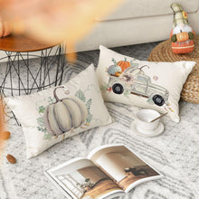 Herbst Kissenbezüge 2er Set 30x50 cm Deko Wohnzimmer