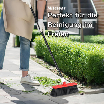 Gartenbesen mit Teleskopstiel 145cm - Straßenbesen mit