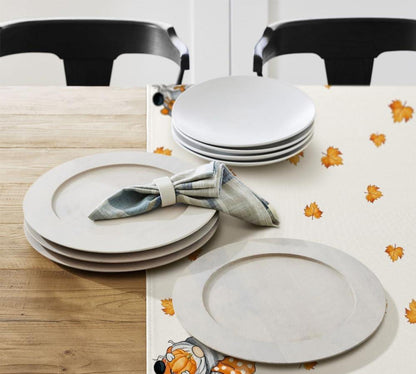 Artoid Herbst Tischdecke Kürbisse Ahornblätter 85x85cm