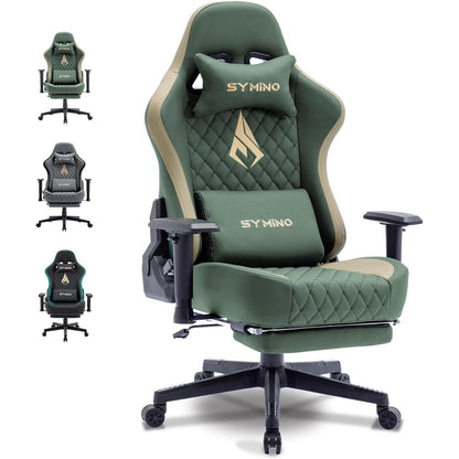Ergonomischer Gaming Stuhl Vintage-PU-Leder mit