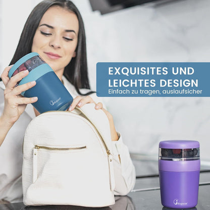 Bugucat Müslibecher to Go 650ml Lunchpot Joghurt Salat