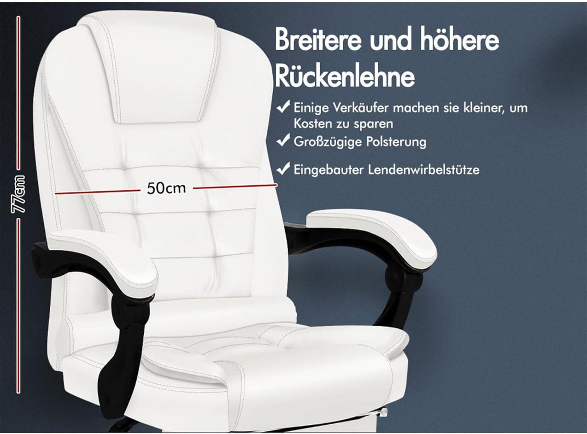 Bürostuhl Computer-Schreibtischstuhl Gaming-Drehstuhl Lordosenstütze