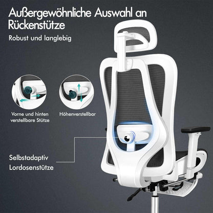 Ergonomischer Netz-Bürostuhl mit 3D-Armlehne und