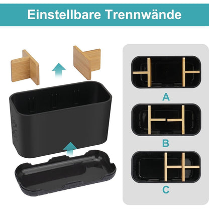 Zahnbürstenhalter für elektrische Zahnbürsten – Badezimmer Organizer Schwarz Groß