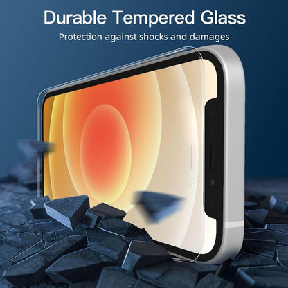 Sichtschutz Panzerglas iPhone 12 Mini 5,4 Zoll 3er Set Anti-Spionage 9H