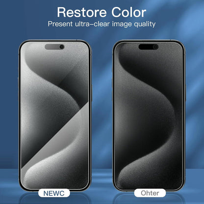 Panzer Schutzglas für iPhone 15 Pro Max/15 Plus 6,7 Zoll 3er Pack
