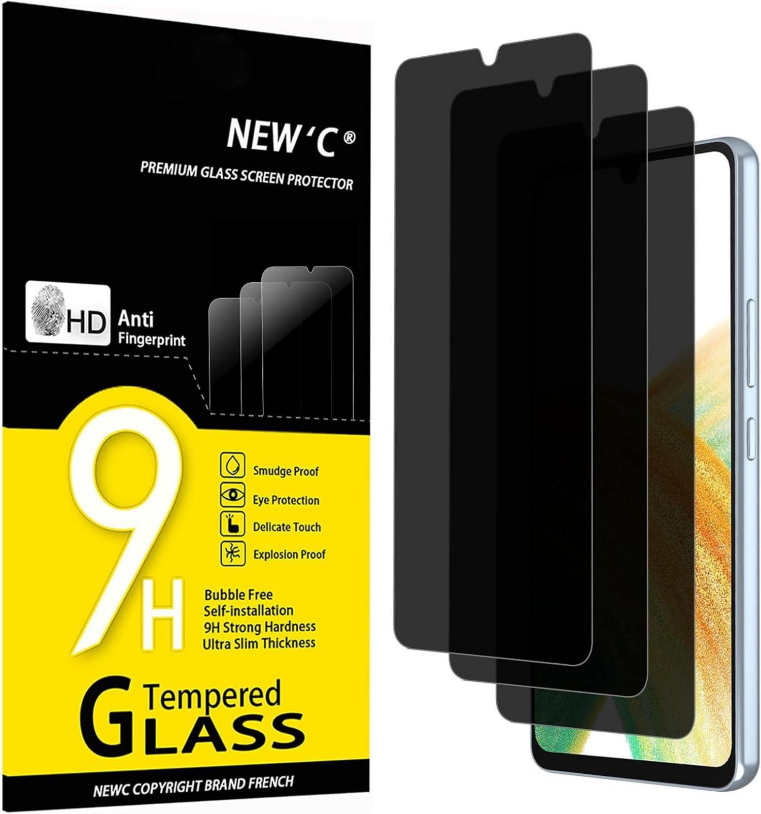 Sichtschutz Panzer Schutz Glas Samsung Galaxy A33 5G 3er-Pack 9H Härte