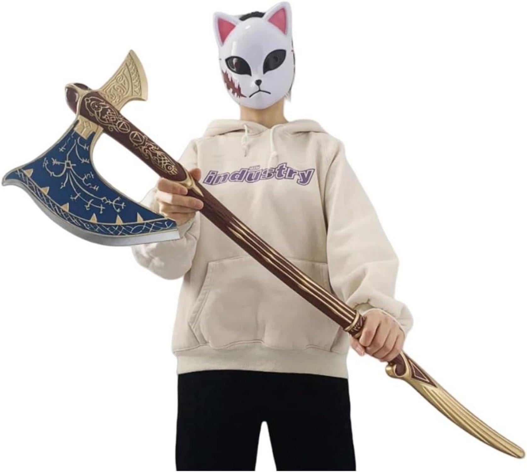LARP Axt 94 cm God War Cosplay Halloween Schaumstoff Leviathan Wikinger