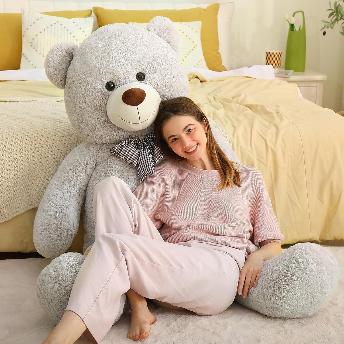 Riesen Teddybär 140cm - XXL Kuscheltier Geschenk für Valentinstag
