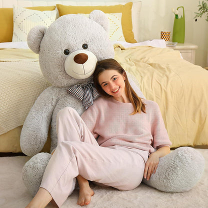 Riesen Teddybär 140cm - XXL Kuscheltier Geschenk für Valentinstag