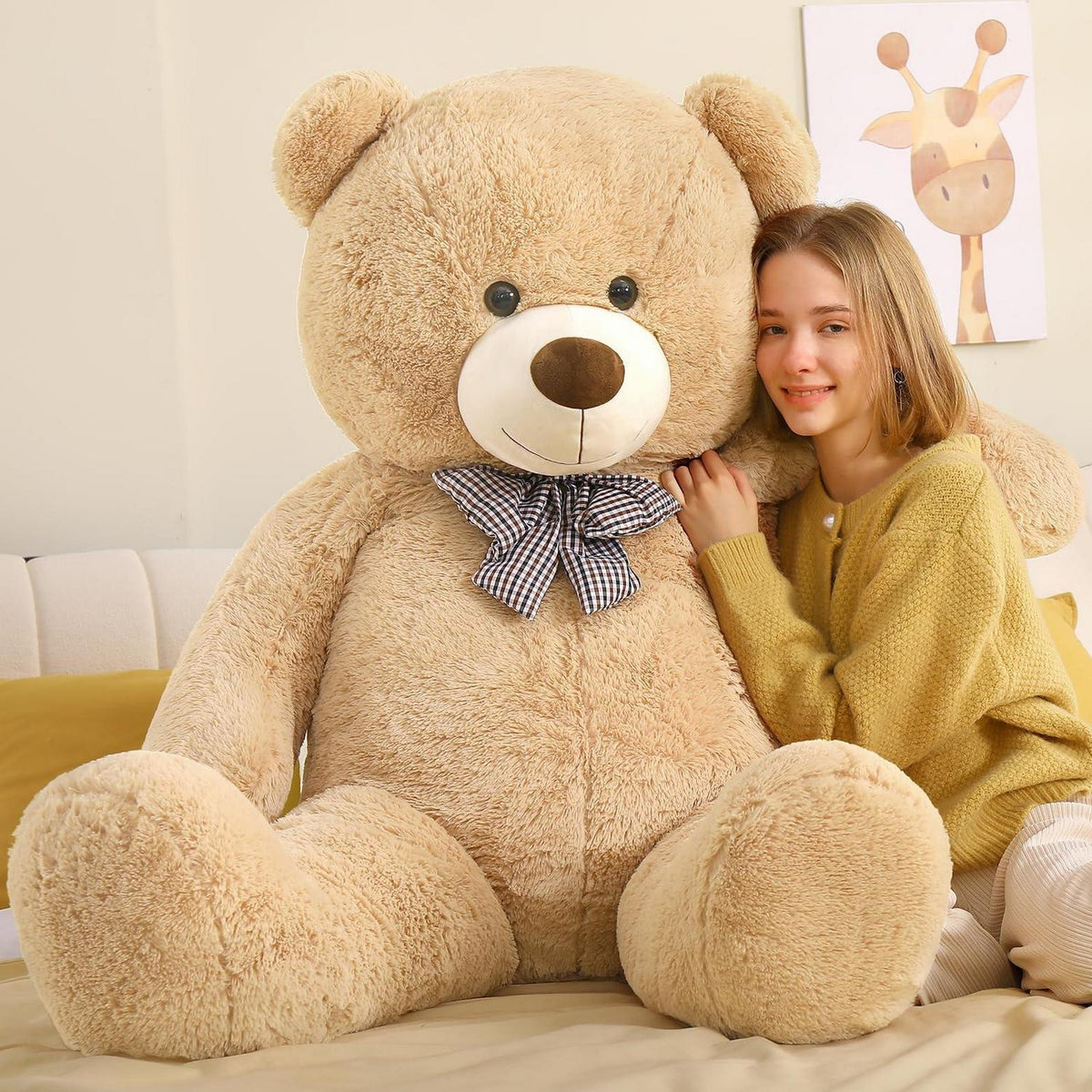 Riesen Teddybär 140cm - XXL Kuscheltier Geschenk für Valentinstag
