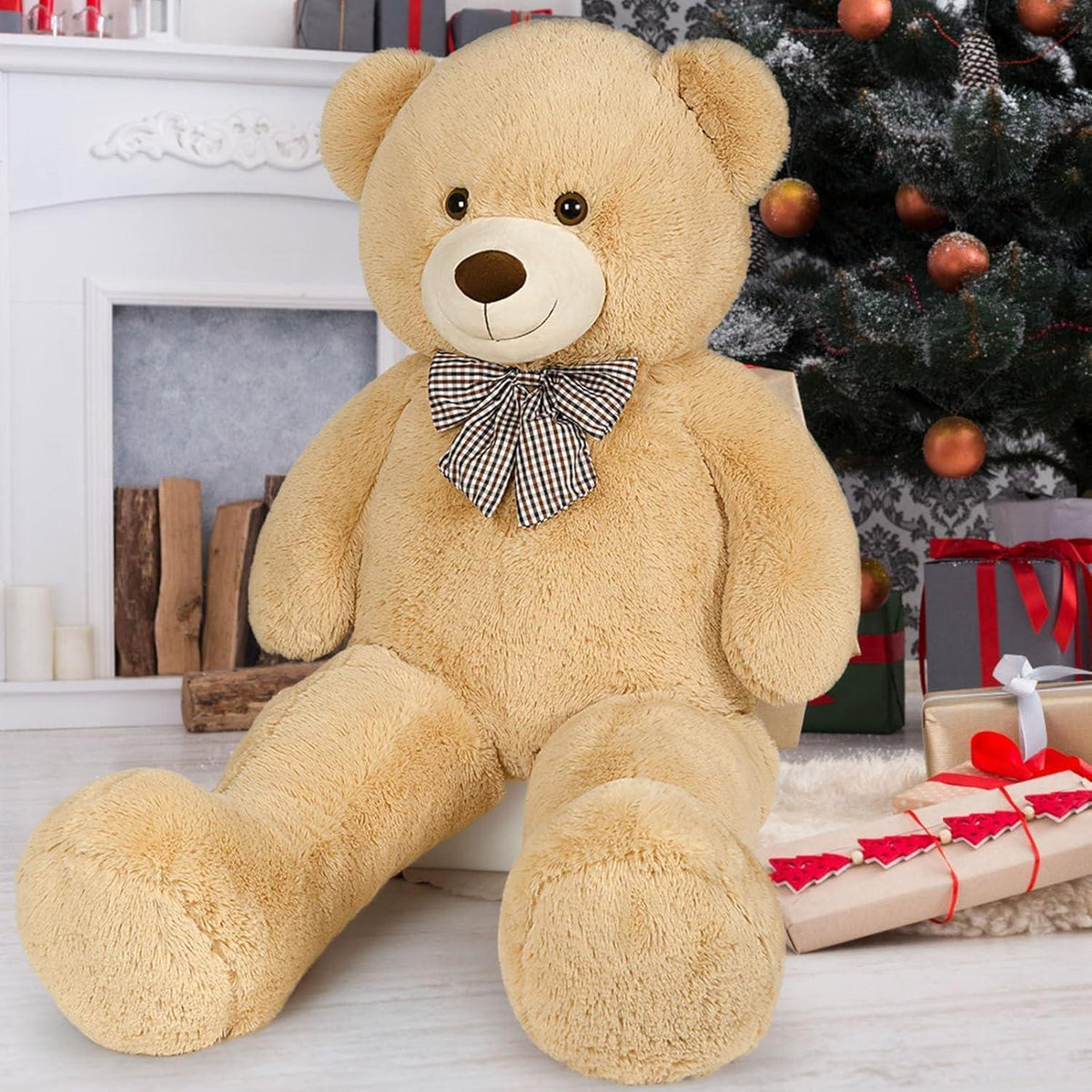 Riesen Teddybär 140cm - XXL Kuscheltier Geschenk für Valentinstag