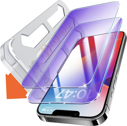 Panzerglas iPhone 13 Pro Max Anti-Blaulicht 9H+ 2er-Pack