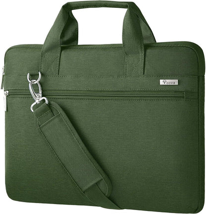Laptoptasche Voova 360°Schutz 15,6 Zoll Wasserdicht Grün