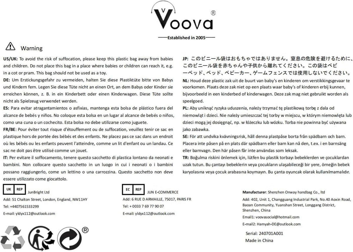 Voova Laptoptasche 360°Schutz 15-16 Zoll Wasserdicht