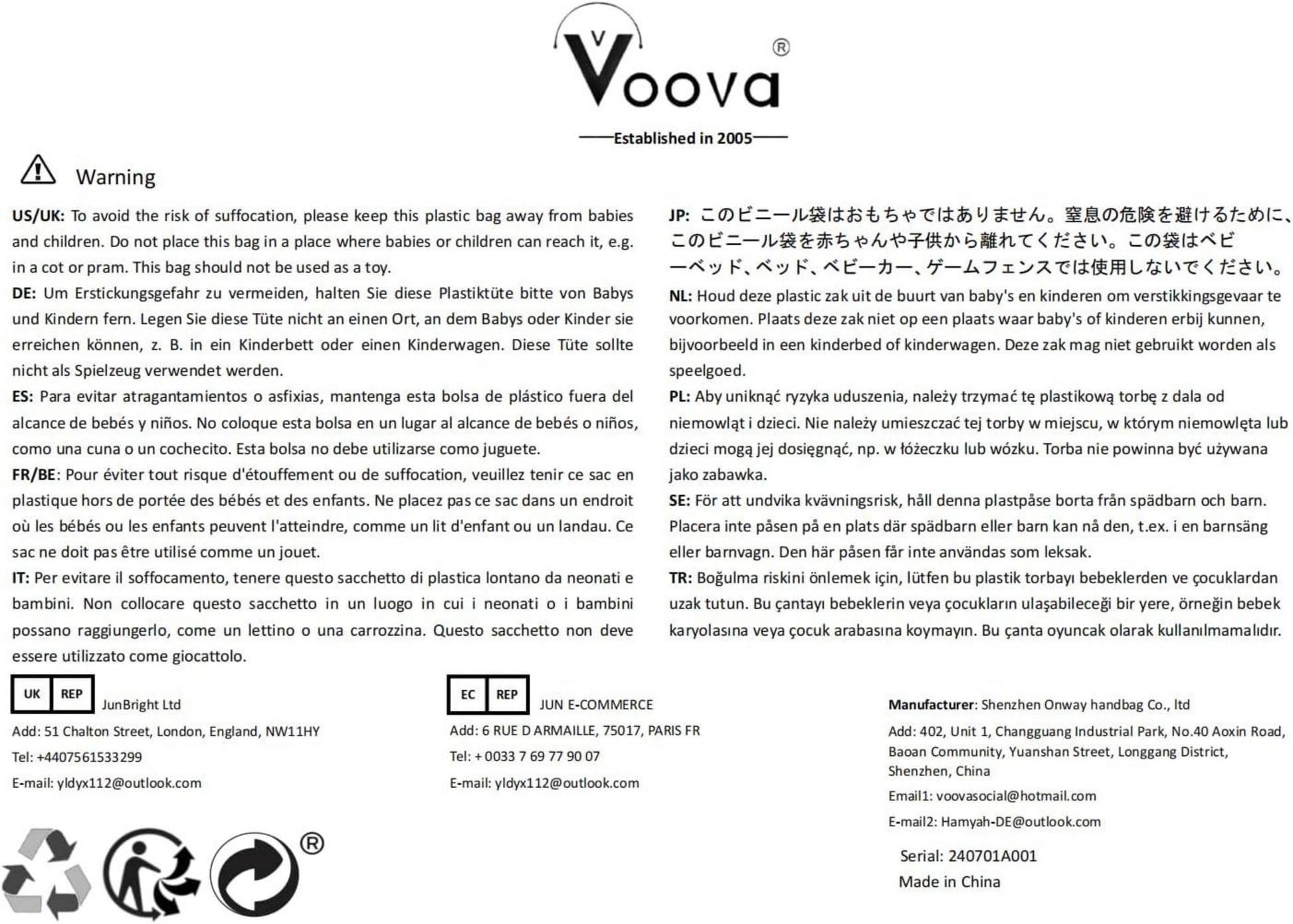 Voova Laptoptasche 17 17,3 Zoll Beige Notebook