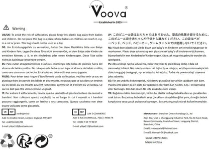 Voova Laptoptasche 17 17,3 Zoll Beige Notebook