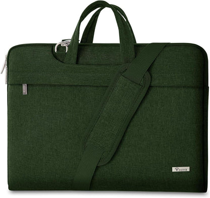 Voova Laptoptasche 15-16 Zoll Grün Wasserabweisend Oxford-Stoff