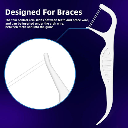 Orthodontische Zahnseide für Zahnspangen - Speziell
