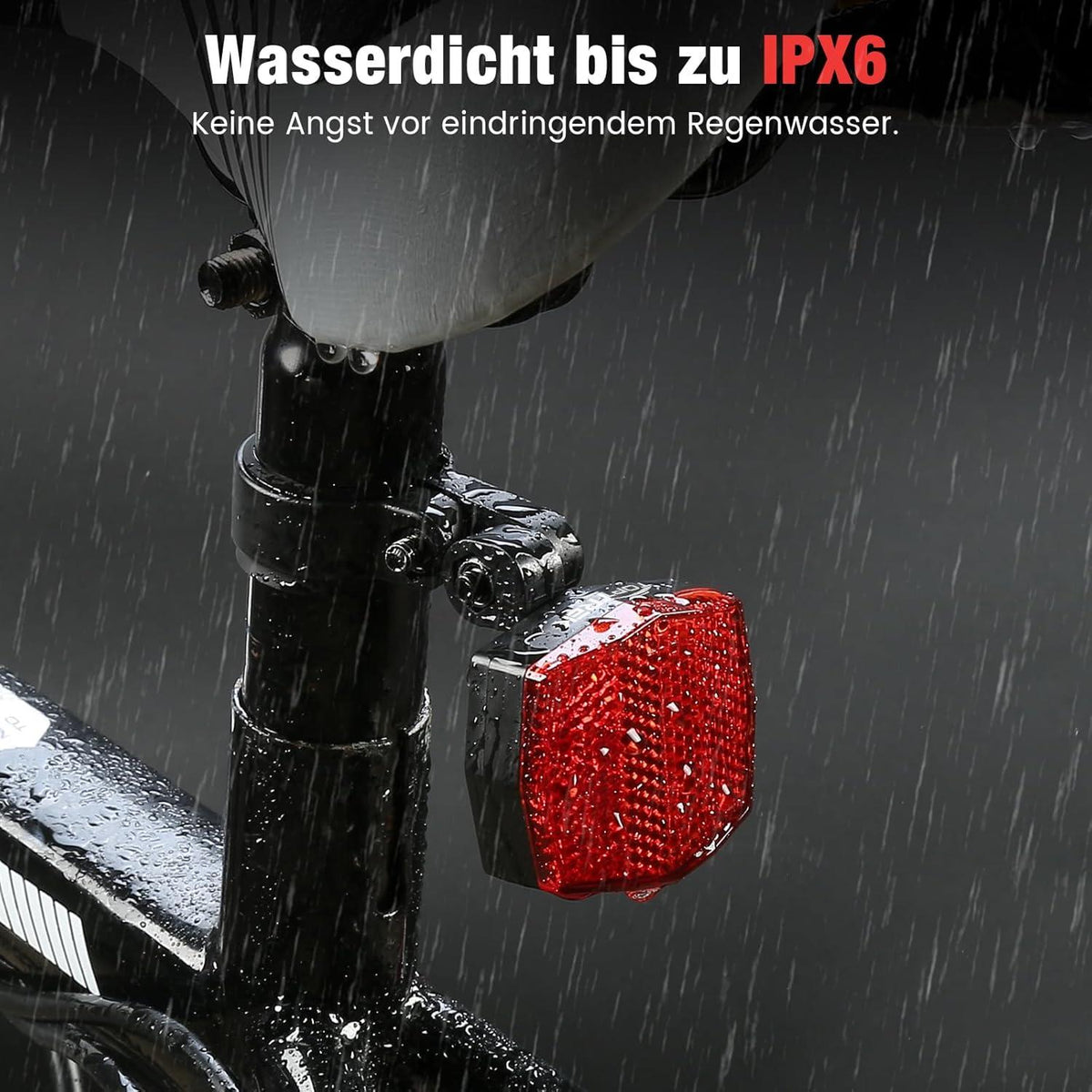 Toptrek Airtag Fahrradhalterung | StVZO Reflektoren Hinten | Diebstahlschutz MTB, E-Bike