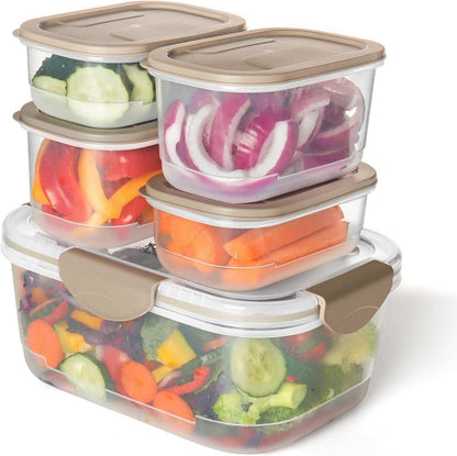 Frischhaltedosen Set Meal Prep Boxen Stapelbare Luftdicht Vorratsdosen