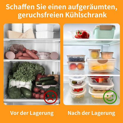 Luftdichte Frischhaltedosen Set 5 Stk. Meal Prep Boxen