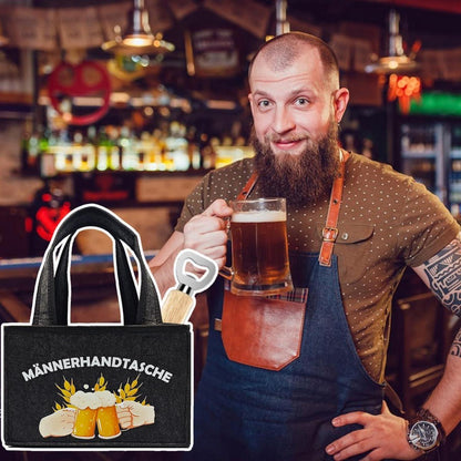 Herrenhandtasche Bier für Männer Geburtstag Bierliebhaber