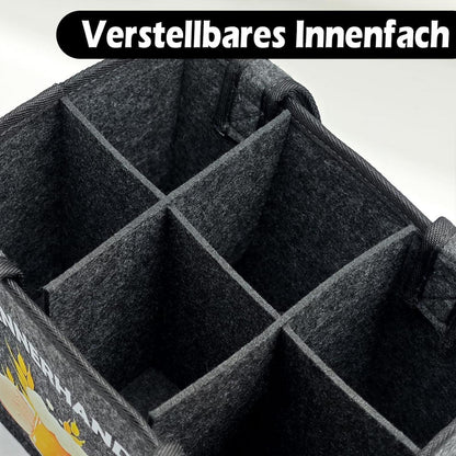 Männerhandtasche Bier 6 Flaschen Geschenk Geburtstag Bierliebhaber