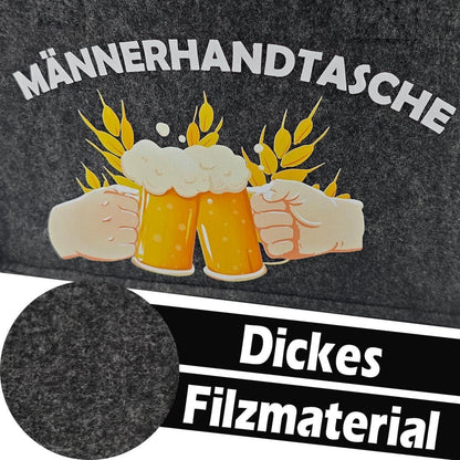 Lustiges Männer Bier Geschenk Handtasche Flaschentasche 6 Flaschen