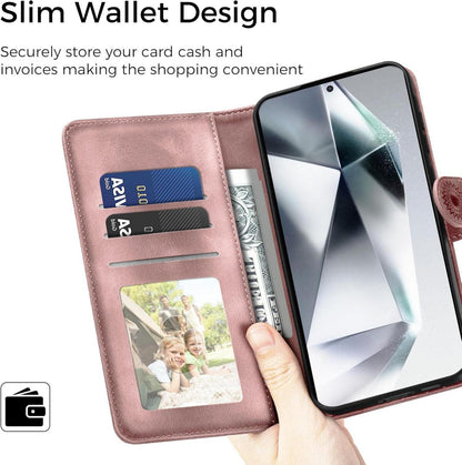 Samsung Galaxy S24 Ultra Handyhülle Wallet Flip PU Leder