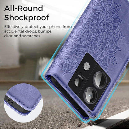 Handyhülle Xiaomi Redmi Note 13 Pro 5G Flip Wallet PU Leder Tasche