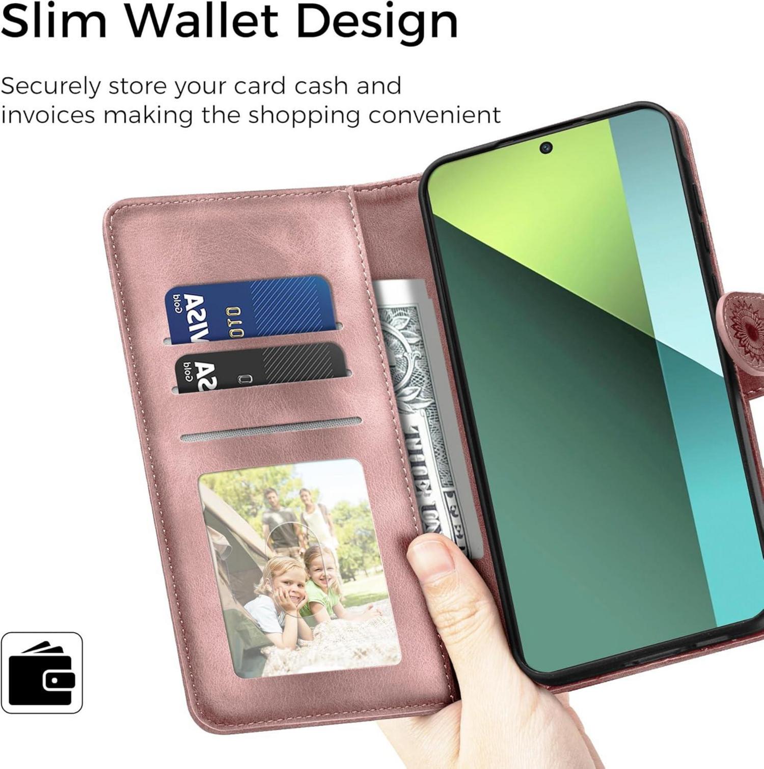 Handyhülle Xiaomi Redmi Note 13 Pro 5G Flip Wallet Premium
