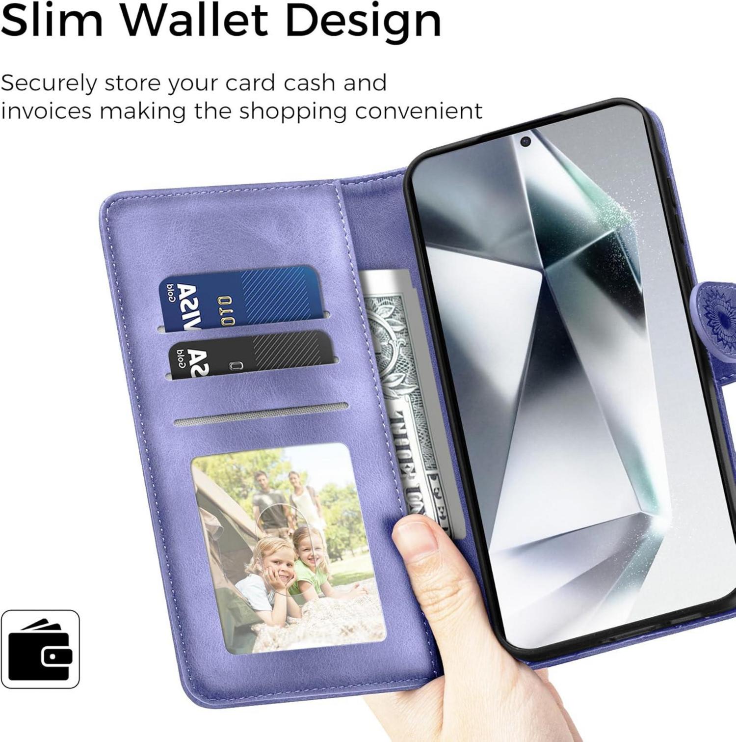 Samsung Galaxy S24 Ultra Handyhülle - Premium PU Leder