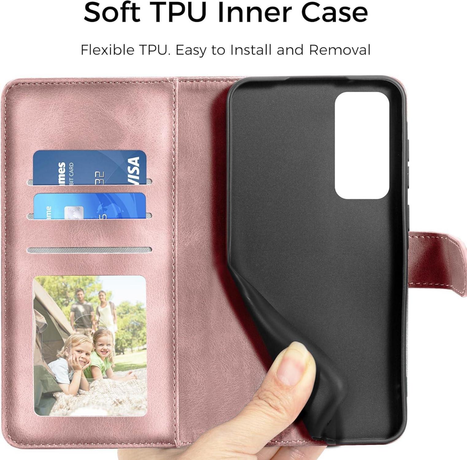 Samsung Galaxy S20 FE Hülle - Flip Wallet Leder Case mit Kartenfach