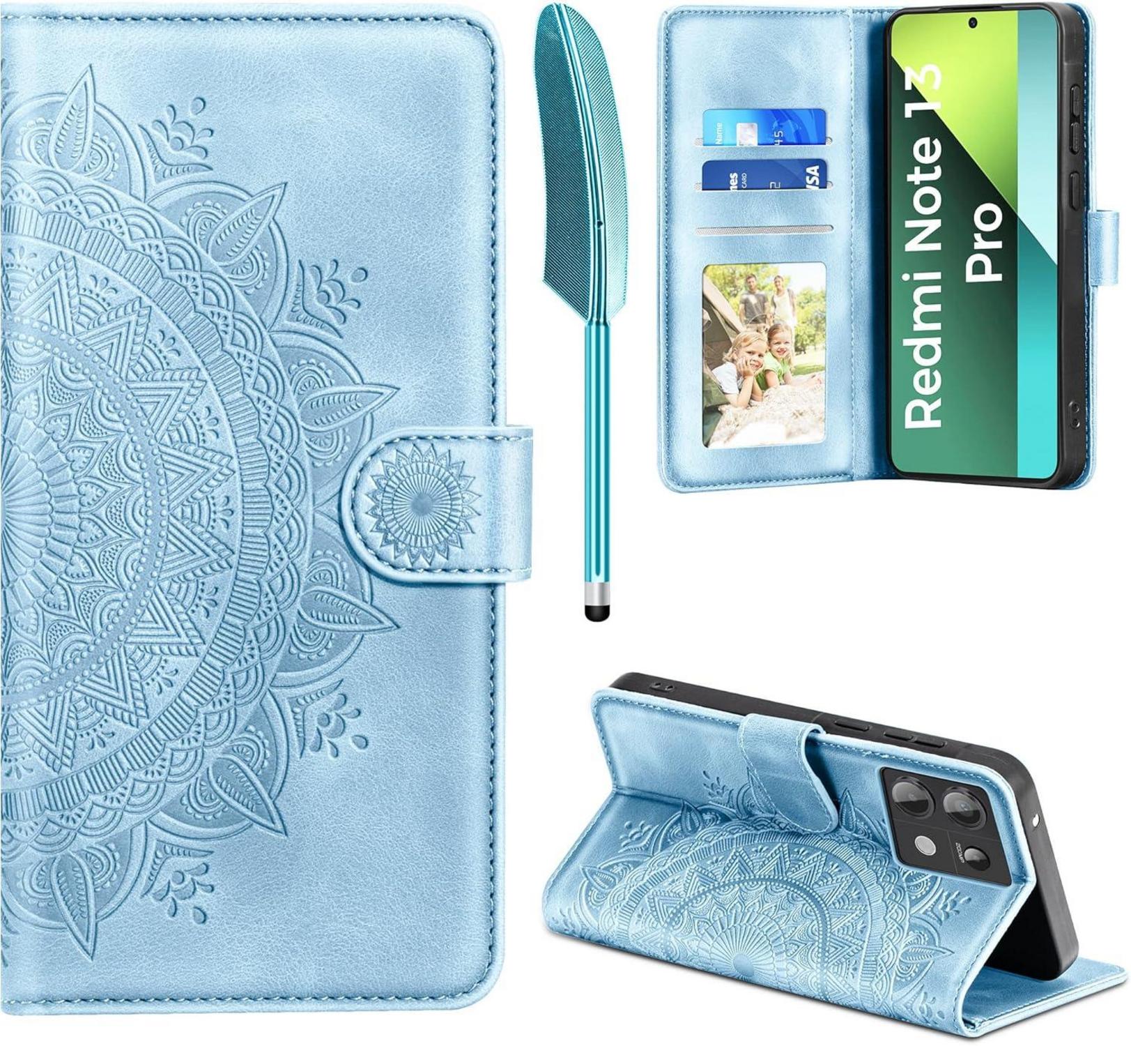 Handyhülle für Xiaomi Redmi Note 13 Pro 5G Flip Wallet PU Leder