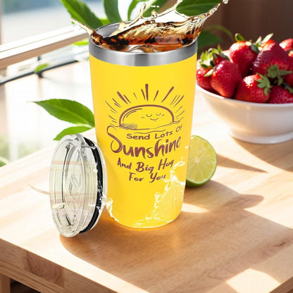 Wellness Geschenkbox für Frauen mit Sonnenblume-Becher