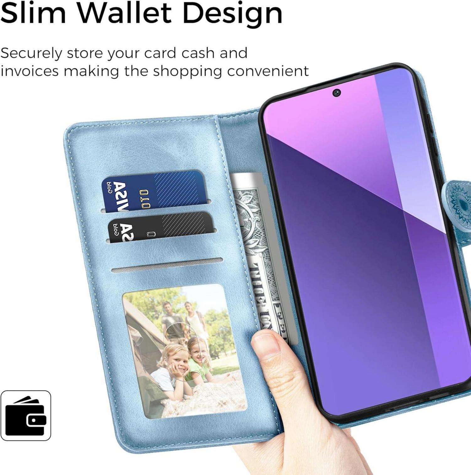 Handyhülle Xiaomi Redmi Note 13 Pro Plus 5G Flip Wallet PU