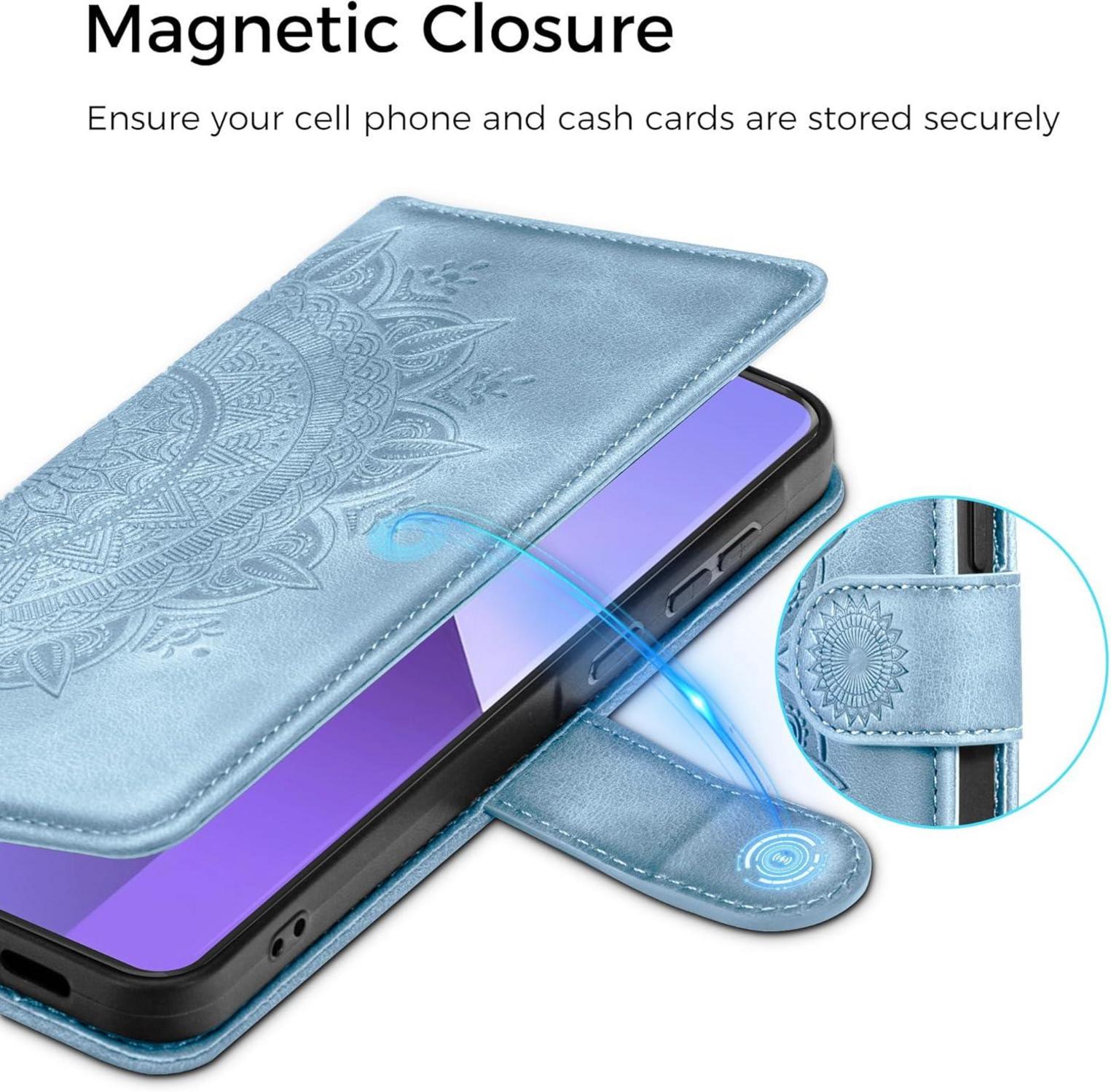 Handyhülle für Xiaomi Redmi Note 13 Pro Plus 5G Leder Flip Wallet Case