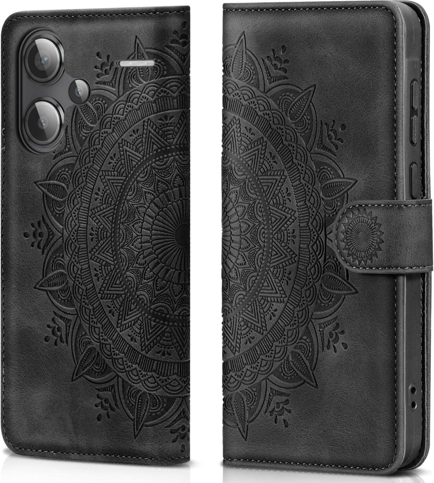 Handyhülle Flip Wallet PU Leder Tasche für Xiaomi Redmi Note 13 Pro Plus