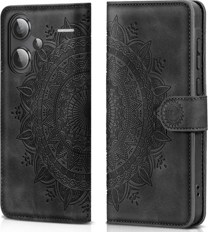 Handyhülle Flip Wallet PU Leder Tasche für Xiaomi Redmi Note 13 Pro Plus